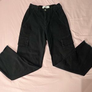 black high rise cargos